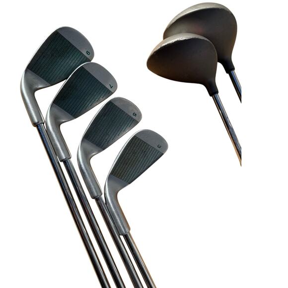 Striker Other - Striker STR 1000 Golf Club Set - 3,5,7,9 Irons + 1 & 3 Woods - Mid/Oversize